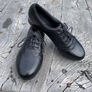 So Danca Adult Unisex Tap Shoes Black Leather 13